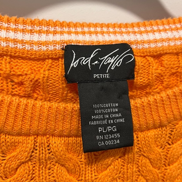 Orange Knit Sweater - Picture 2 of 3